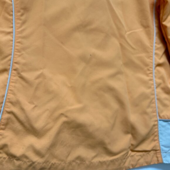 Vintage Woolrich Women size M Orange Yellow Fleece collar windbreaker Jacket - Picture 12 of 12